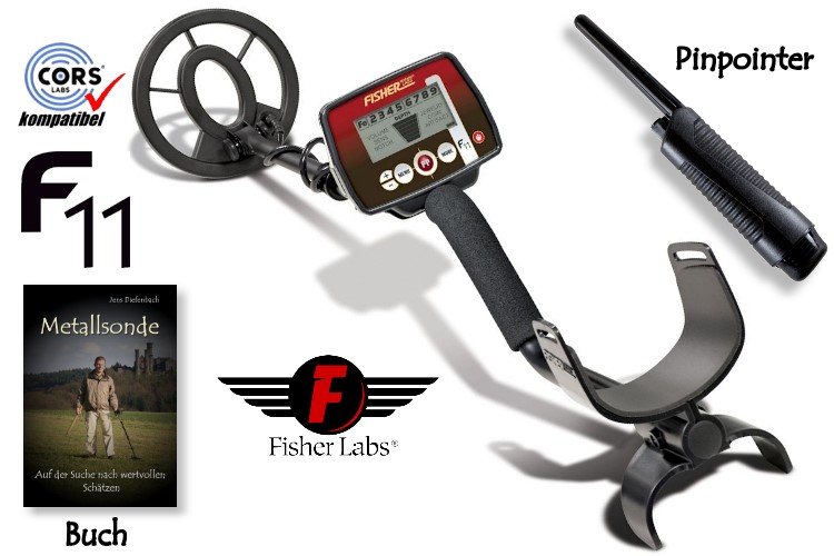 Fisher F11 Metalldetektor Starterpaket
