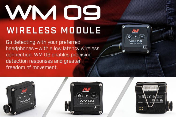 Minelab WM09 Funkkopfhörer-Modul