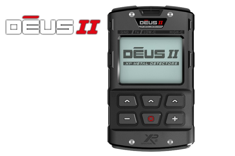 Metalldetektor XP DEUS II Komplettset mit Funkkopfh&ouml;rer WSA XL ST und 22.5cm Spule